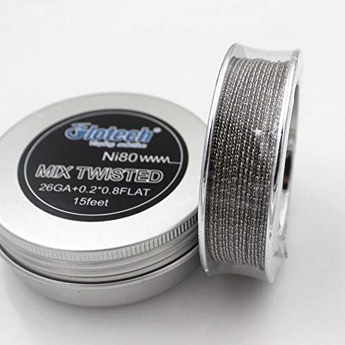 GLOTECH ALIEN TIGER FUSED CLAPTON HEATING WIRE NI80 WIRE FOR DIY COILS BUILDING (MIX TWISTED)