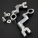 1.25'' engine guards FootPeg Mounts Clamp For Harley Replacement Chrome