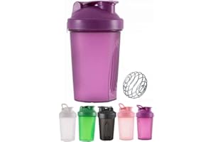 400ml Protein Shaker Bottle Shaker Cups Mixer BPA Free Gym Shaker Bottle Leakproof Mini Water Bottle With Steel Mixing Ball f