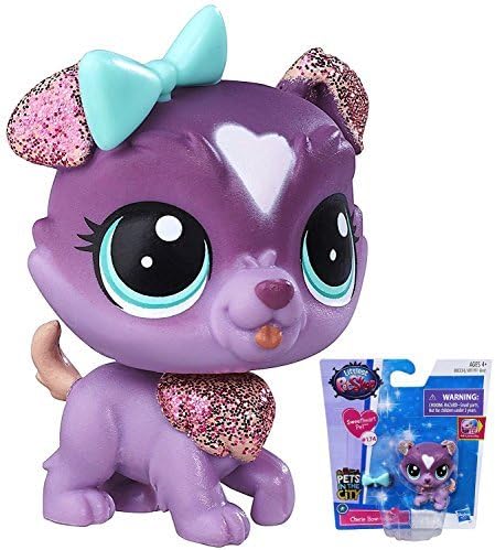 Sweetheat Pets Cherie Bow-Wow #174 Littlest Pet Shop Pets in the City Figure 2"