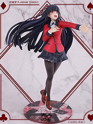 Kakegurui Jabami Yumeko J 1/8 Skala Painted PVC Figure Funktionsdiagramm Vergriffener Rare Spot-Kinder zusammengebautes… – Bild 7