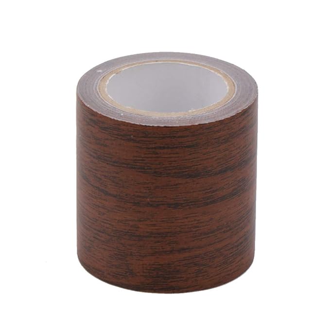 YUYUE21 (1 roll simulation wood grain furniture repair tape 4 dark