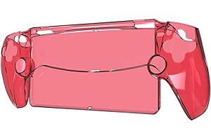 AZURAOKEY TPU Transparent Gaming Handheld Case for PS5 Portal, Transparent Full Protection Protector Cover Shockproof PC Gaming Console Controller Sleeve Skin Anti-Drop Anti-Scratch