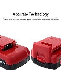 biswaye 18 V 2.0 Ah batería de iones de litio batería de repuesto para PORTER CABLE herramientas inalámbricas pc18b pc18bl pc18blx