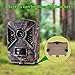 Narrogat No Setup Trail Camera 12MP 1080P No Glow Deer Hunting Game Camera Cam with Night Vision Motion Activated IP66 Waterproof 2.4