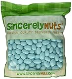 Sincerely Nuts Blue Jordan Almonds - Five (5) Lb. Bag - Deliciously Sweet with Nutty Crunch - Nutritious Protein & Fiber Filled Snack- Kosher Certified & Freshness Sealed