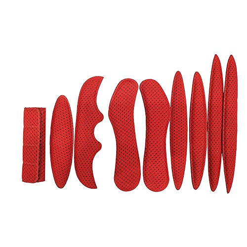 Fietshelm pad, universele set van schuimrubber, zacht, schokbestendig, gevoerd, klittenbandsluiting, helm, Eva spons… - Image 7