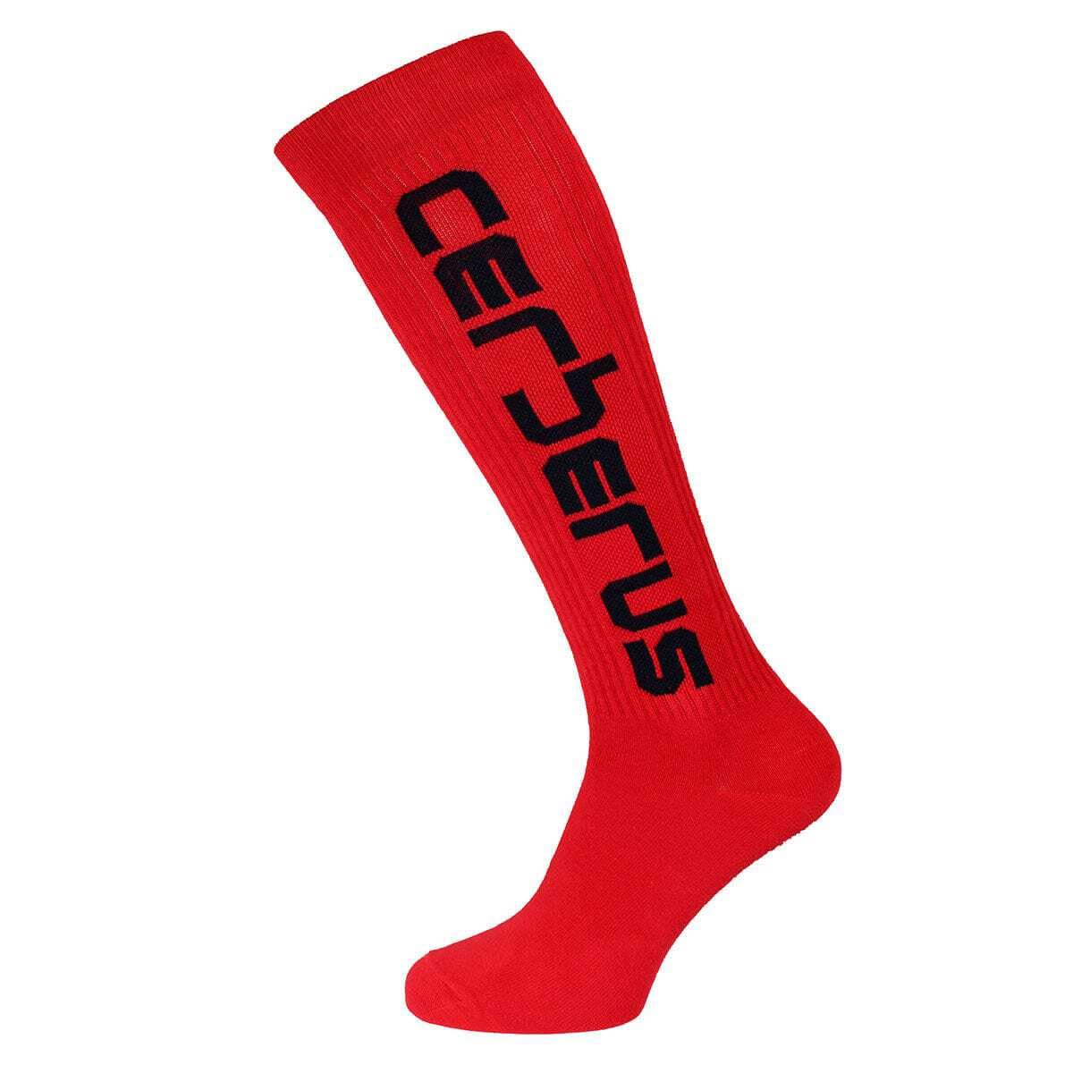 CERBERUS Strength Deadlift Socks (Red/Black)
