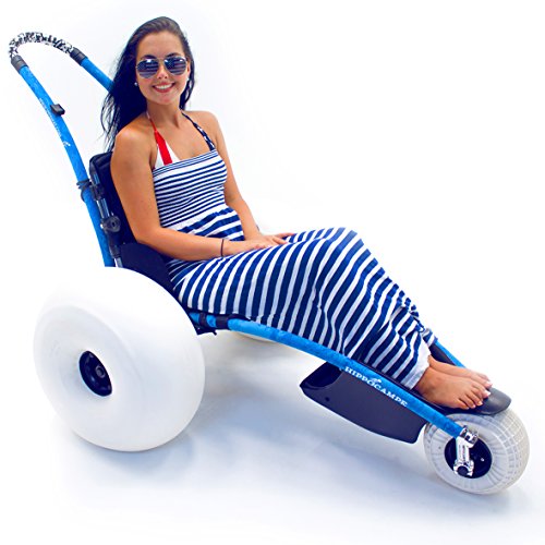 Hippocampe-BEACH-WHEELCHAIR-Large-Size-Challenger-Beach-Cart-Balloon-Tires