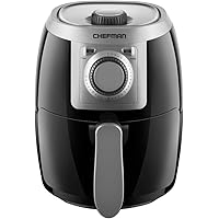 Chefman 2-Quart Air TurboFry, Personal Compact Healthy Fryer w/Adjustable Temperature Control, 60 Minute Timer and…
