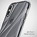 Ringke Flow Designed for iPhone X Case, Wavy Textured Flexible TPU Cover for iPhone X Case, iPhone 10 (Not Compatible with iPhone Xs) - Smoke Black
