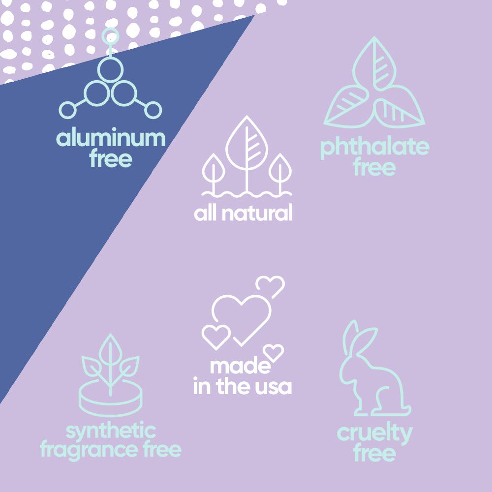 2 Pack Bundle Not My Mama's Natural Deodorant for Women and Girls in Hang Out (Lavender) Aluminum Free, Paraben Free, Synthetic Fragrance Free : Beauty