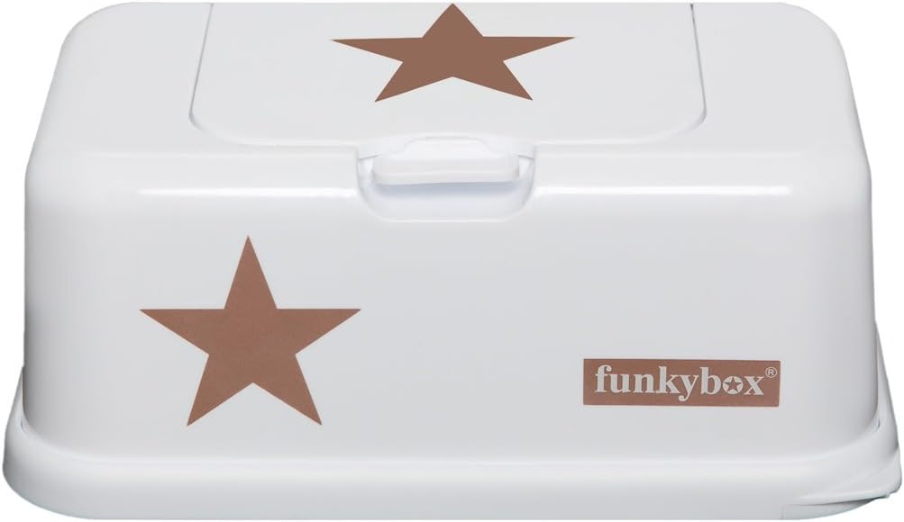 FUNKY BOX Caja Porta Toallitas Húmedas (Gold Star) : Amazon ...
