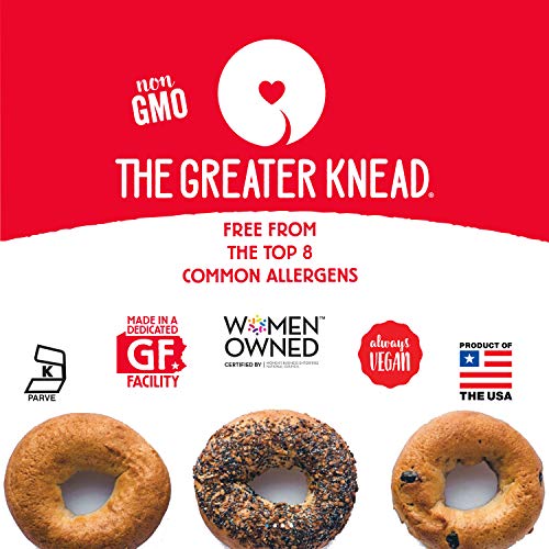 Greater Knead Gluten Free Bagel Chips Plain, Vegan, nonGMO, Free of