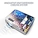 VANKYO Leisure 410 LED Projector with 2800 Lux, Carrying Bag and HDMI Cable, Portable Projector Supports 1080P, HDMI, USB, VGA, AV, SD Card, Compatible with PS3/PS4, Xboxthumb 4