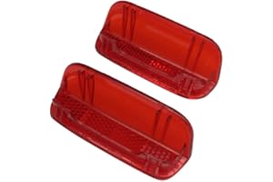 KUIOPYY 2Pc Interior Door Panel Light Lamp Lense Reflector Red 1KD947419 Fit for B6 B7 CC MK5 MK6 Golf MK6