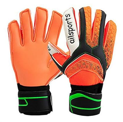 Babimax Torwarthandschuhe Fußballhandschuhe mit Fingersave, 4 mm Grip für Erwachsene Training Spiel