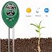 Soil PH Meter Soil Moisture Sensor 3-in-1 Soil Moisture/Light/pH Test Kit for Indoor/Outdoor Plants Care(No Battery Needed)