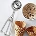 Kitch N' Wares Ice Cream Scoop - with Trigger Release Set of 3 - Stainless Steel Ice Cream Scooper - Ideal for Scoop and Drop Cookie Dough or Cake Pops