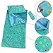 ZITA ELEMENT 3 PCS Sleeping Accessories with Sleep Bag, Pillow & Eye Mask for American 14.5 Inch Girl Doll and Other 14