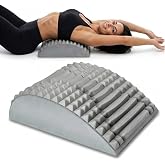 Mojiva Foam Back Stretcher for Gentle Daily Stretching | Lumbar Support Pillow, Lower Back Relief, Posture Correction, Spine Support, Lightweight