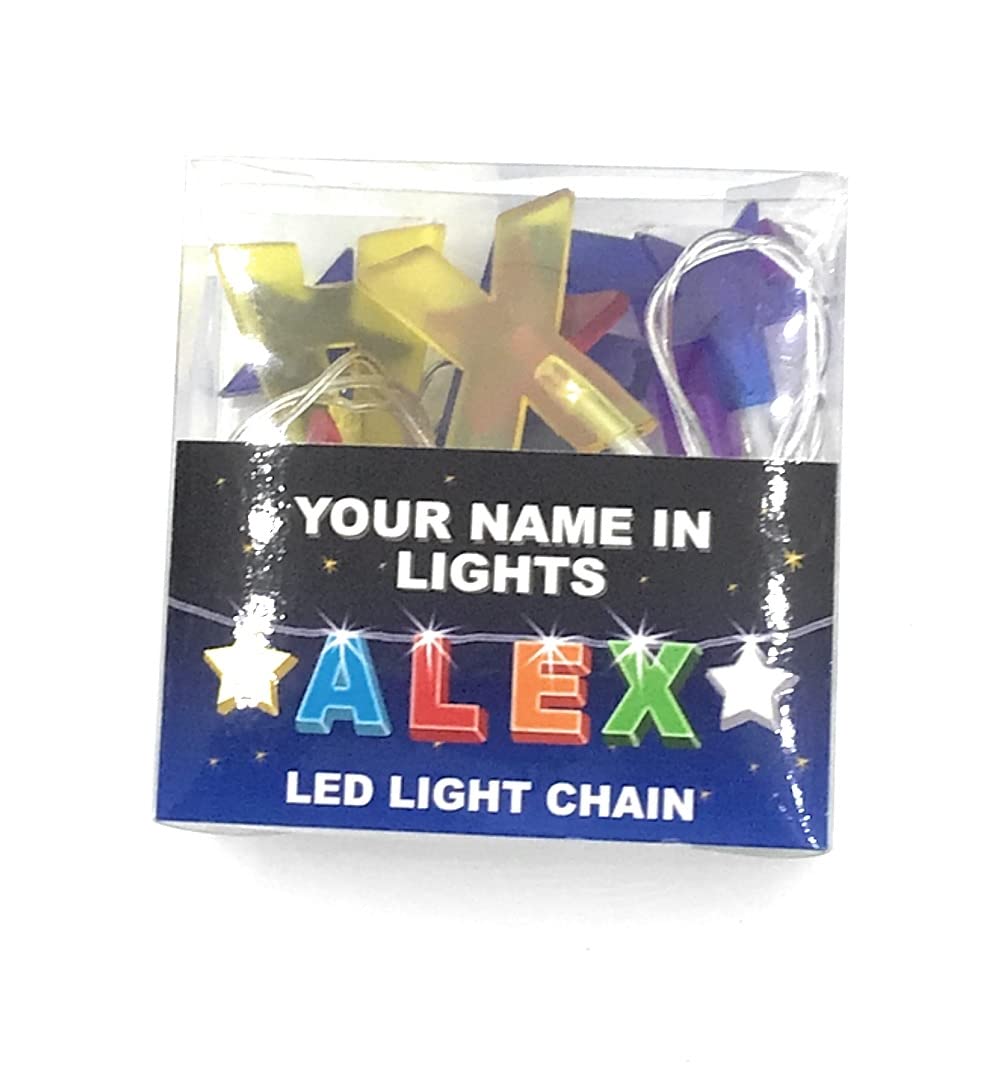 garden gate Royal County Products Your Name in Lights LED Alex String of Lights - Indoor Usage