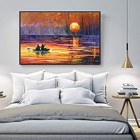 Floating Framed for Living Room Bedroom Scenery for