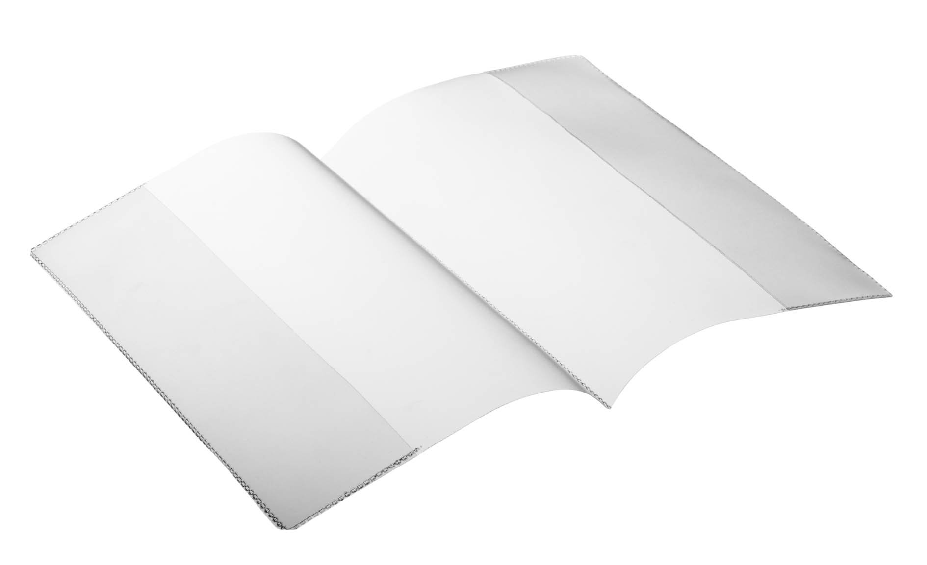 Durable 214119 Double Covers for DIN A5 296 x 210 mm Documents Pack of 10 Transparent — image 1