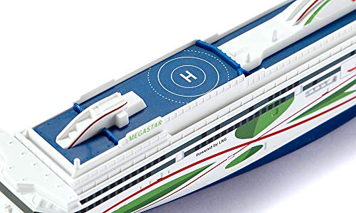 siku 1728, Tallink Megastar Fähre, 1:1000, Metall/Kunststoff, Weiß/Blau/Grün, Vielseitig einsetzbar – Bild 3