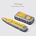 Tacklife CT01 Classic Wire Tracker RJ11 RJ45 Multifunction Wire Tracker Toner Ethernet LAN Network Cable/Telephone Line Tester for Network Cable Collation, Telephone Line Test, Continuity Check