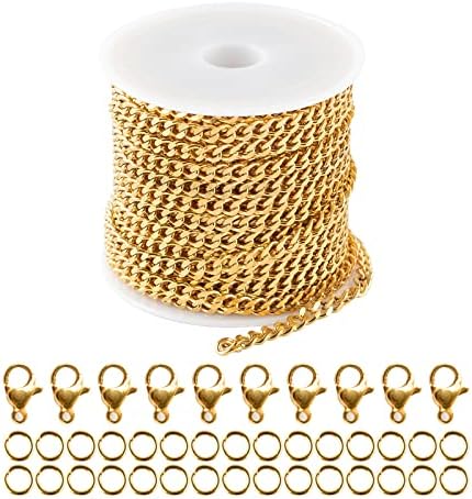 UMAOKANG 16.4 Feet Gold Stainless Steel 