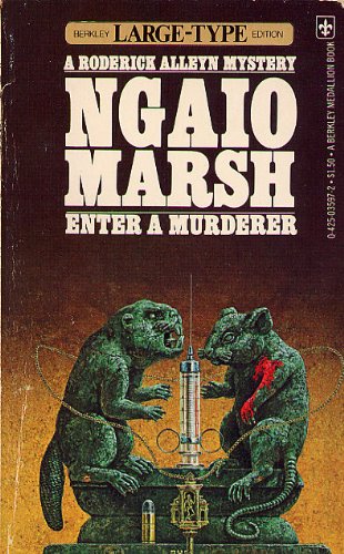 Enter A Murderer (Large Type) 0425043002 Book Cover