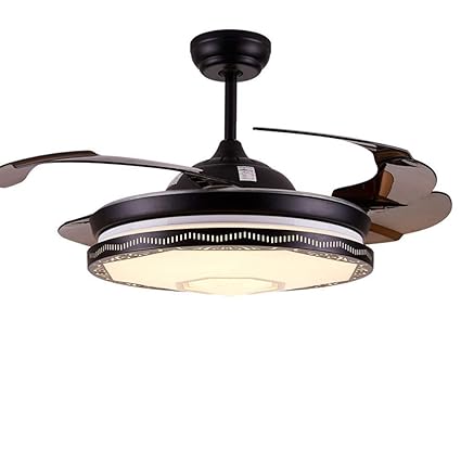 Tiptonlight 42 Inch Gold Stealth Fan Chandelier Dining Room