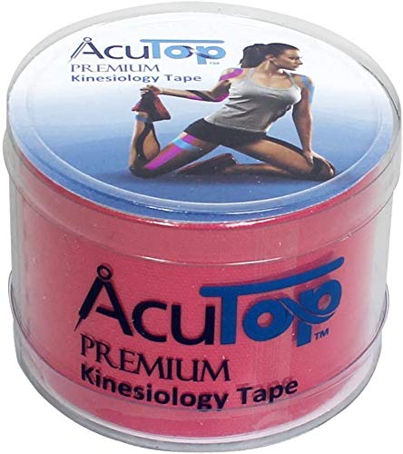 Premium Quality Tape 5m Roll of Elastic Muscle Support Tape for Exercise, Sports & Injury Recovery (Pink)