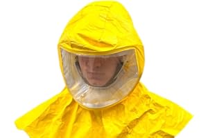 KEEBOMED Standard Polypropylene Hood Assembly with Inner Collar and Head Suspension (for Use with Certain Powered Air Purifying and Supplied Air Respirator Systems). Medium/Large (1, Medium/Large)