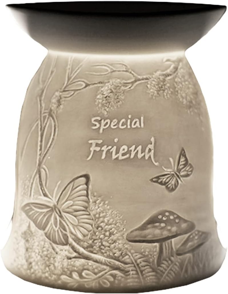 Cello Special Friend Woodlands Tealight Wax Melt Oil Burner Porcelain