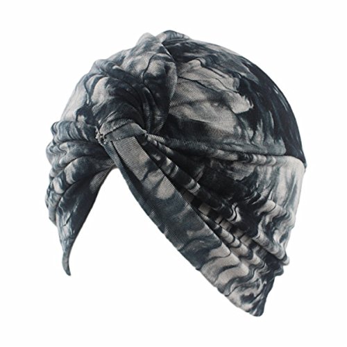Qhome Fashion Stretch Cotton Turban Hat Women Hijab Girls Head Wrap