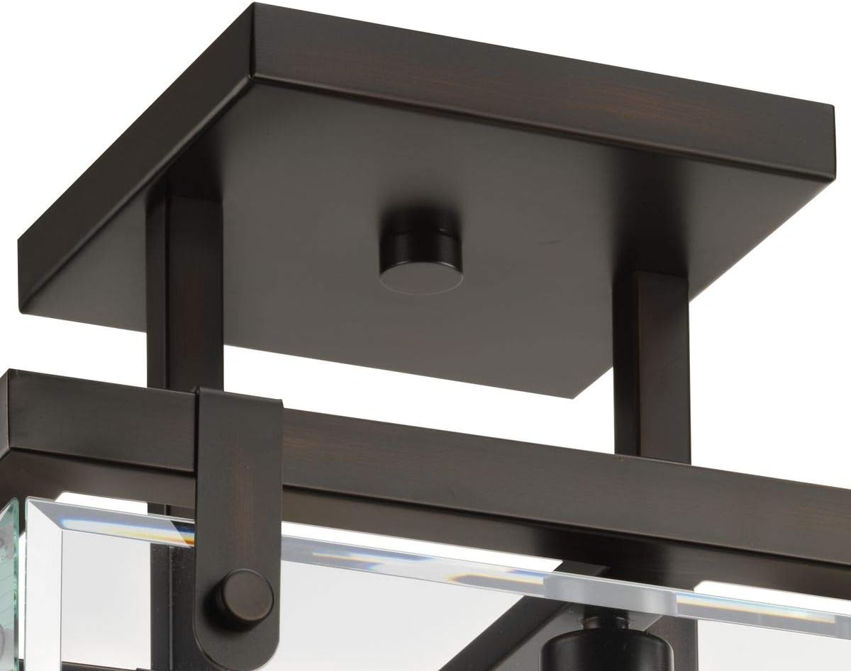 Progress Lighting P350090-020 Glayse Close-to-Ceiling, Antique Bronze: Home Improvement