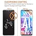 [2 Pack] Zeking Designed for Huawei Mate 20 Lite Tempered Glass Screen Protector, 9H Hardness HD Clear Case Friendly Bubble Free