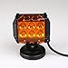lightronic 4pcs 18W Amber Lens Cover LED Light Bar Covers Led Light Pods (Amber)