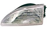 1994-1998 Ford Mustang Halo Projector Headlights /w Amber (Smoke)