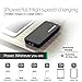 Dual USB Portable Charger - 8,000mAh External Battery Pack - Ultra Slim and Light with Built-in AC Plug and Micro USB Cable - Charges iPhone, Android and More - Pocket Juice by Tzumi