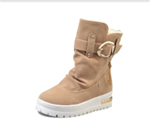 Amazon Gudeke グードコ フェイクムートン ブーツ レディース マーティンブーツ ボア付き ミディアム ふわふわ あったかい 靴 イギリス風 Gudeke ブーツ ブーティ