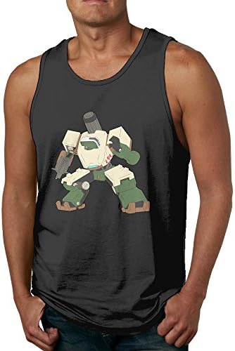 Mansway Men's Games Overwatch Bastion Tank Top Vest Shirt Black