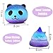 CETIM 2 Pack Jumbo Starry Squishies Slowing Rising Kawaii Galaxy Starry Panda And Smilimg Poo Sweet Scented Squishy for Kids Party, Stress Relief Toy, Decorative Props Doll Gift Fun Large (2 PACK)