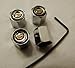 A&A Cadillac Anti-Theft Tire Steam Valve Caps 4 pcs set