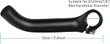 FIFTY-FIFTY MTB Bar Ends Aluminum 6061 T6 22.2mm Black 15cm Pair view 4