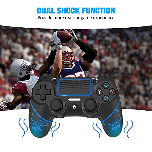 YCCTEAM Wireless Controller for PS4 - Gamepad Joystick for Playstation 4/Pro/Slim/PC and Laptop with Motion Motors and Audio Function