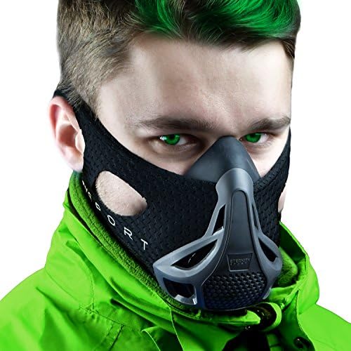 Eternity Sport Workout Training Mask - for Running Biking Training and Fitness, Achieve High Altitude Elevation Effects with 4 Level Air Flow Regulator