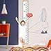 THINCOWIN Wall Growth Chart Wall Hanging Height Chart for baby Wall Ruler for Kids Room Hanging Decor for child